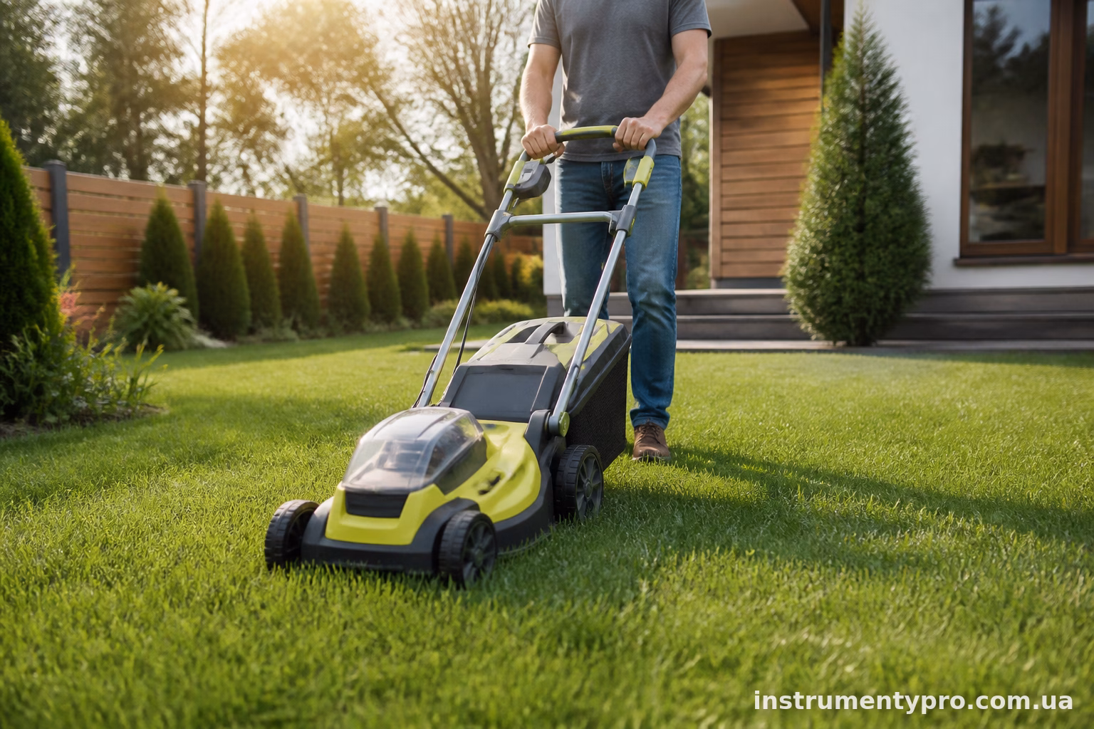 Акумуляторна газонокосарка Ryobi: чи вистачить заряду на ділянку 6-8 соток